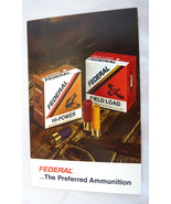 Federal Cartridge advertising postcard shot shell boxes vintage  - $19.10 CAD