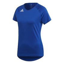 adidas Women&#39;s Hi Lo Jersey, White/Black, Large - $22.70