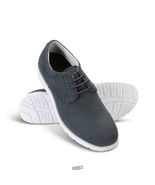 The Gentleman&#39;s Mens Leather Neuropathy Oxfords Size 10 Slate Color - $77.94 CAD