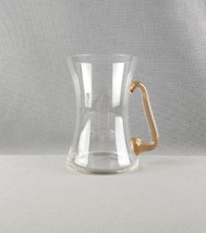 Vintage Hand Blown Art Glass Mug Stein Beer Tankard Glass Peach / Aprico... - $24.75