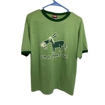 Trau and Loevner TNT Mens Size Medium Green Tshirt Tee Shirt 2 Tone Donk... - $14.84