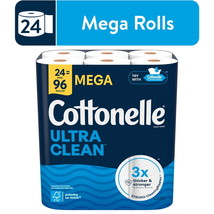 Ultra Clean Toilet Paper, 24 Mega Rolls - £50.48 GBP