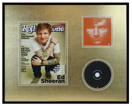 Ed Sheeran 16x20 Framed Rolling Stone Cover &amp; CD Set - £62.26 GBP