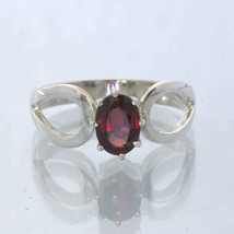 Red Burma Spinel Handmade 925 Silver Ajoure Ring size 9.5 Stacking Design 532 - £75.64 GBP