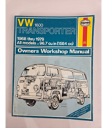 VW 1600 Transporter 1968 - 1979 All Models Auto Repair Manual Haynes 082 - $19.99