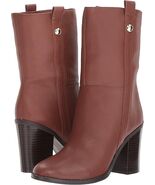 Nine West Howl Size US 10 M Women&#39;s Leather Block Heeled Mid Calf Boots ... - $119.59 CAD