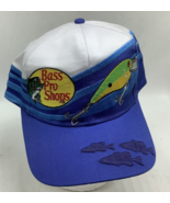 Bass Pro Shops Rare Embroidered All Over Big Logo Fishing Cap Hat Outdoo... - $149.99