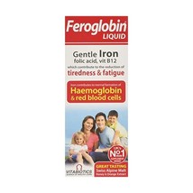 Vitabiotics Feroglobin-B12 Iron Supplement Liquid, 200ml  - $8.00