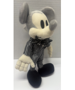 Disney Parks Mickey As Jack Skellington Nightmare Before Christmas 11&quot; P... - $274.54 MXN