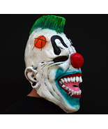 Creepy Evil Scary Halloween Clown Mask Rubber Latex Punked ANARCHY CLOWN - $21.77 CAD