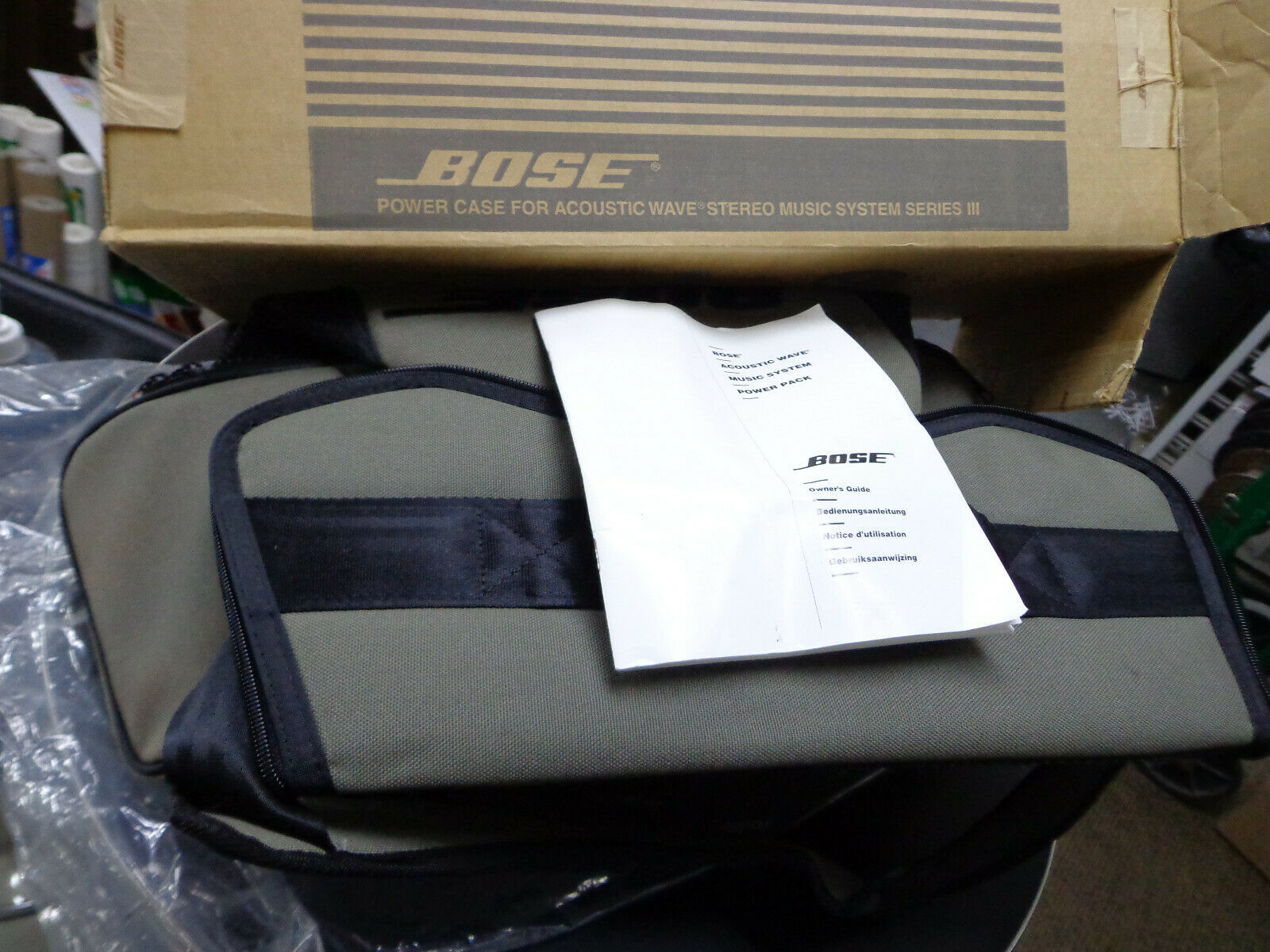 NEW BOSE BAG Power Pack Acoustic Wave lIl AWMS  Stereo Travel Radio power Case - $148.49