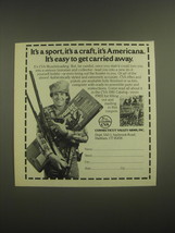 1981 CVA Connecticut Valley Arms Ad - It&#39;s a sport, it&#39;s a craft - £14.50 GBP