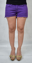 J Brand 7037 Bright Purple Cut Off Short Jeans 26 Womens USA - £36.42 GBP