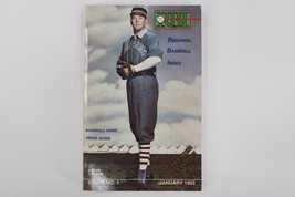 Rbi Regional Baseball Index January 1992 Vol. 1 No. 1 Baseball Card Price Guide - £10.80 GBP