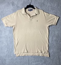 Polo Ralph Lauren Men’s Polo Shirt Tan Size Large - $13.17