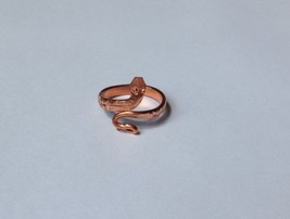 10 x Pure Copper Naga Puja Ring Yantra Wrapped Spiritual Power Nagas Sar... - $77.92