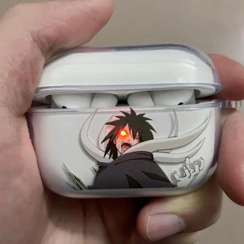 NEW Anime Naruto Wireless Bluetooth Earphone Case Cartoon Uchiha Itachi Silica - £10.75 GBP