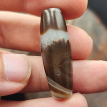 Antiguo cristal yemení de colección en ágata ojo natural patrón raro... - $562.76 MXN