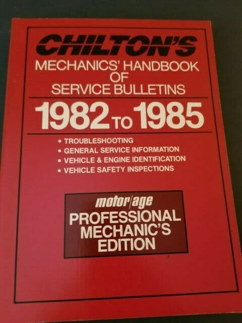 Primary image for Chilton's Mechanics' Handbook of Service Bulletins 1982-1985 (7654) (2nd Ed) 
