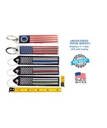 USA Flag Keychain Patch Handmade | Patriotic American Flag Keychain | Pe... - $9.95