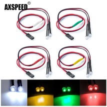  4.5mm Red White Yellow Green LED Light Spotlight Headlights for Axial S... - £2.05 GBP