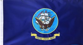 K&#39;s Novelties US Navy Flag Navy Emblem Navy Seal Logo Double Sided Embroidered 3 - £31.97 GBP