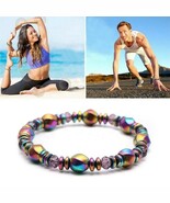 Magnetic Healing Therapy Arthritis Bracelet Hematite Weight Loss Pain Re... - $75.96 MXN