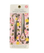 2Pk Precision Beauty Stainless Steel Tongue Cleaners, Removes Bacteria &amp;... - $11.87