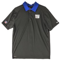NIKE NFL Onfield Apparel Men&#39;s L Polo Shirt, New York Giants Dri-Fit Gra... - £19.79 GBP