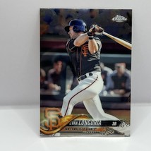 2018 Topps Chrome Baseball Evan Longoria Base #95 San Francisco Giants - $1.97