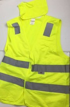 Demography Single Yellow Reflective Ultra High Visibility Safety Vest One Size - £10.27 GBP
