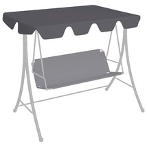 Replacement Canopy for Garden Swing Anthracite 150/130x105/70cm - £18.44 GBP