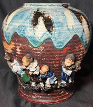 Antique Japanese Sumida Gawa Vase Ceramic Art Pottery Signed by Ishiguro... - $1,806.12 CAD