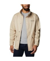 Columbia Mens Tanner Ranch Beige Stretch Zip Up Jacket Color Light Beige Size M - £62.31 GBP