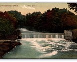 View of the Dam Lindsborg Kansas KS 1908 DB Postcard V12 - $3.91