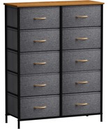 Sorbus Dresser with 10 Faux Wood Drawers - Storage Unit Organizer Chest for - £102.21 GBP