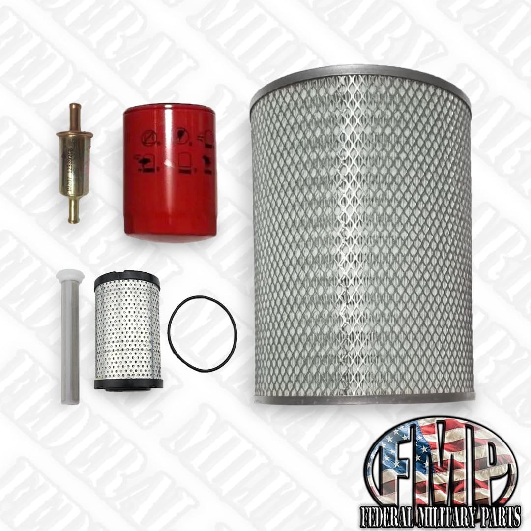 Fuel Filter Oil Filter Air Filter 5pc Maintenance Kit fits Humvee M998 HMMWV Item image 6