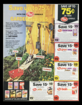 1981 Post Cereals Garden of Values Circular Coupon Advertisement - $18.95