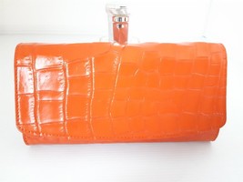Crocodile Orange Holster Hand Bag Alligator Leather Bag Women Party Clutch - £160.73 GBP