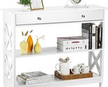 Narrow Console Table With Drawers, Entryway Table With Storage, Entry Ta... - $237.99