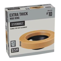 Everbilt Extra Thick Toilet Wax Ring with Plastic Horn - $2.96