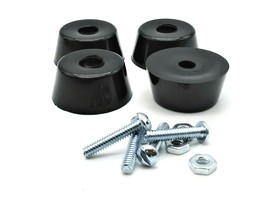 Power Generator Rubber Feet 7/8&quot; Tall X 1 1/2&quot; OD Mounting Screws Nuts  Set of 4 - £10.67 GBP
