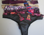 6 Maidenform Thongs Size 8 Assorted colors and styles - $10.25