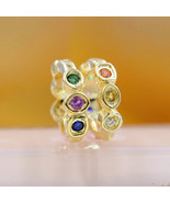 14K Gold Plated Marvel The Avengers Infinity Stones Hoop Earrings - €16,88 EUR