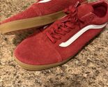 Vans Old Skool Low Pro Blood Red/Gum Men Sneakers!!(10.5) - $69.26