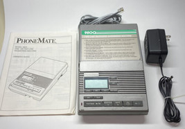 VTG Telephone Answering Machine PhoneMate 9800 2-Line  Dual Microcassett... - £15.42 GBP