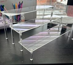 Acrylic Display Risers, 3 Tier Perfume Organizer Stand 12&quot; x 9&quot; x 6&quot; in - $14.85