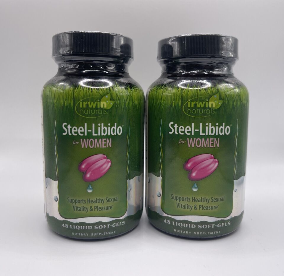 Lot2 Irwin Naturals Steel-Libido Women Supports Healthy Sexual Vitality Exp06/24 - $29.70