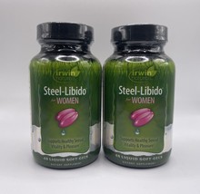 Lot2 Irwin Naturals Steel-Libido Women Supports Healthy Sexual Vitality Exp06/24 - £23.46 GBP