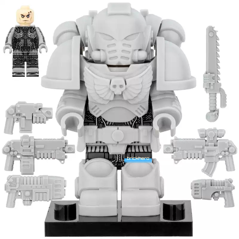 Space Marine WH 40K Custom Printed Lego Compatible Minifigure Brick Toys Gift